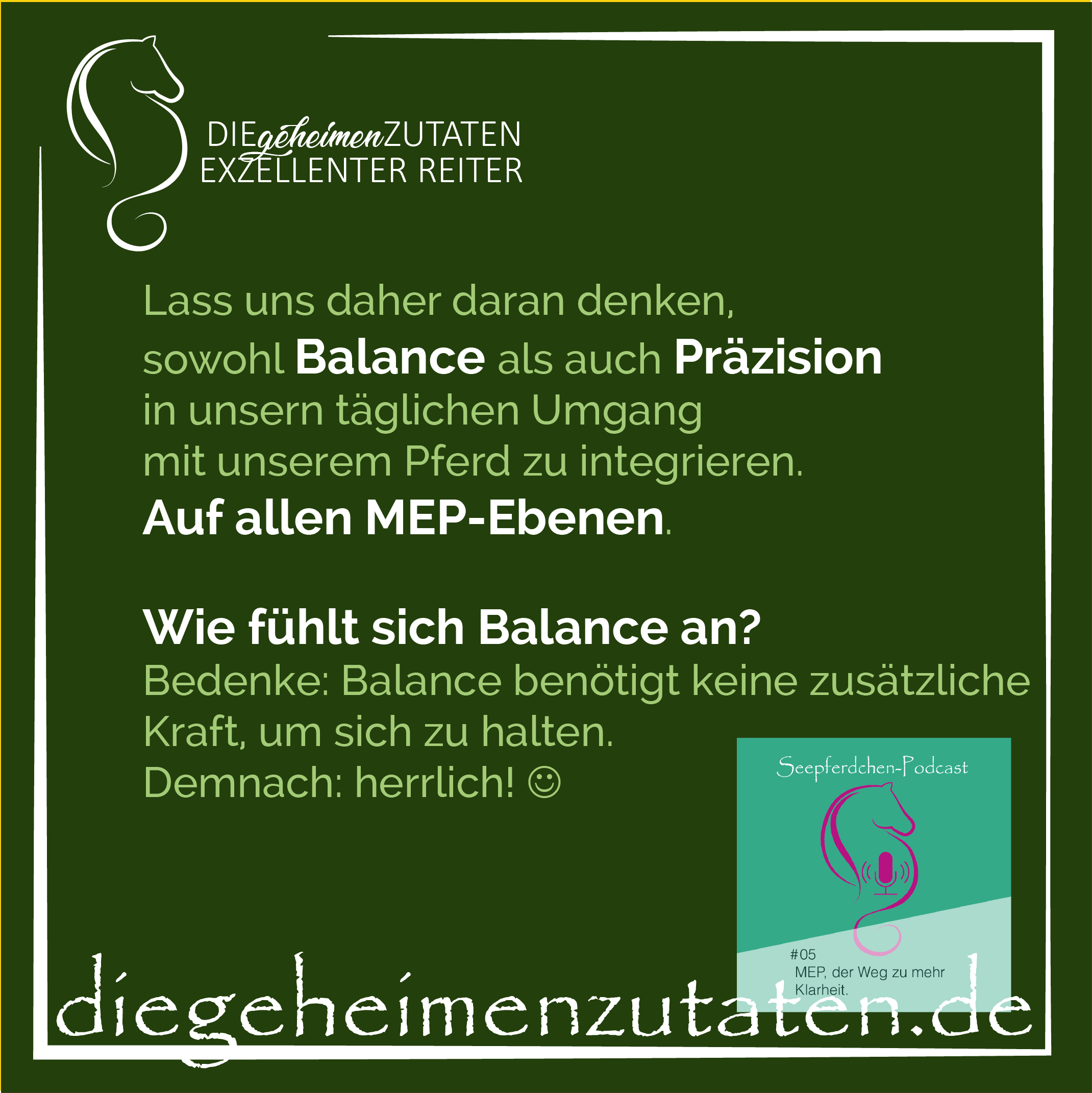 Instagram Post 38 - Balance Gleichgewicht Harmonie