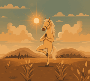 Pferd Yoga Entspannung finden